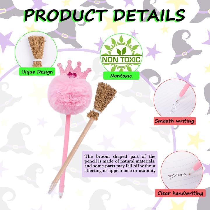 24 Piece Witch Party Favors Halloween Decor Pens Set