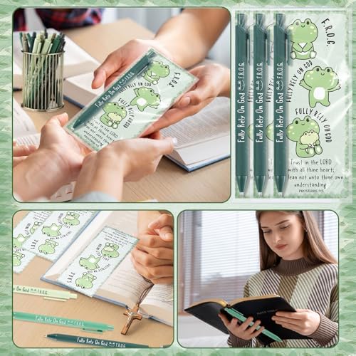 20 Piece Christian Gift Set with Frog Pens and Bookmarks