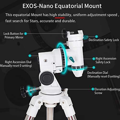 Refractor Telescope for Adults and Kids with 102mm Aperture