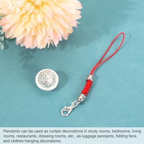 Uxcell 3 Pcs Cellphone Strap Pendant with Bell