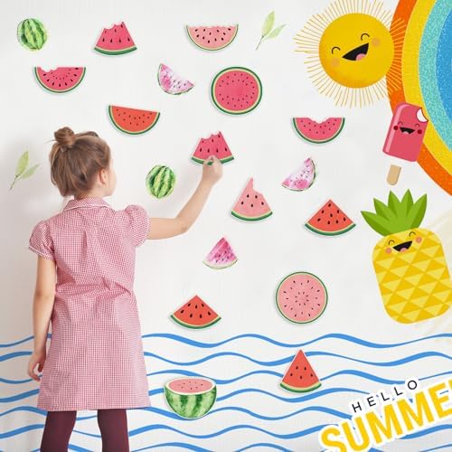 Seajan 60 Pcs Watermelon Bulletin Board Decorations