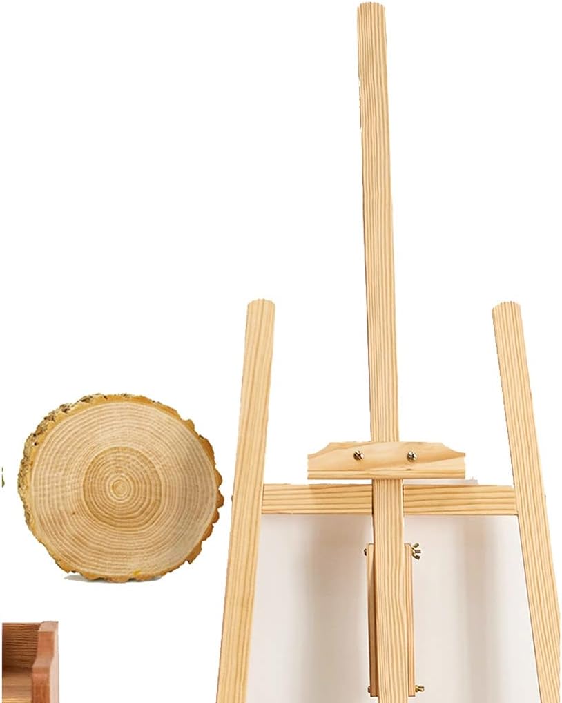 Strong and Durable Wooden H-Frame Studio Easel with Carry Handle