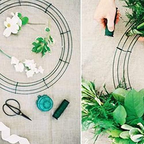 Stark 3 Pack Green Wire Wreath Frames for Crafts
