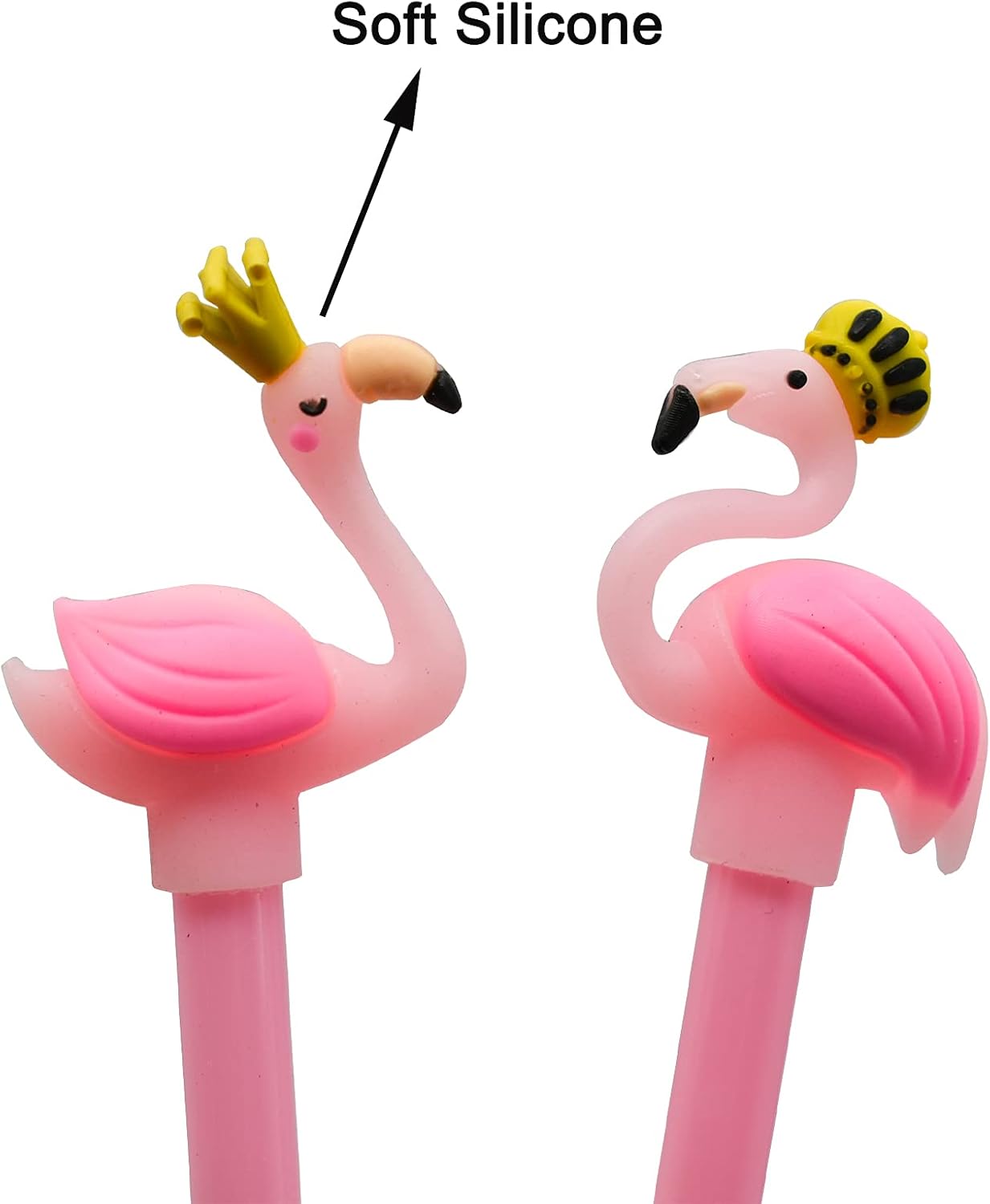 Maydahui 12 Pcs Flamingo Gel Pen Cute Cartoon Design
