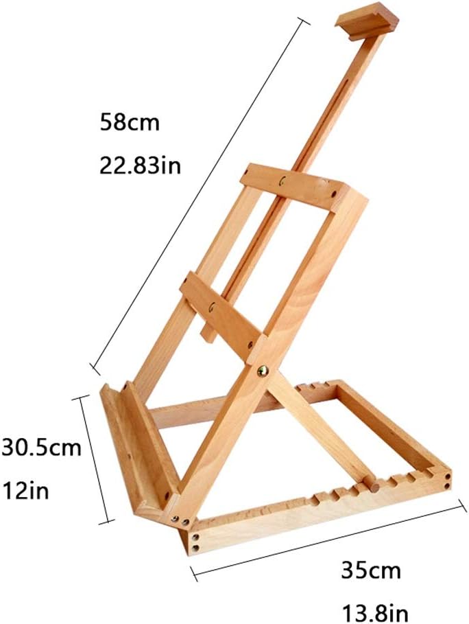 Portable Slope Adjustable Canvas Display Stand for Kids and Artists