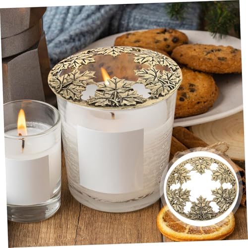 Maple Leaf Candle Topper with Extinguishing Cap