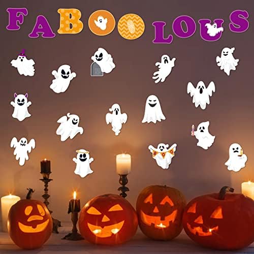 Haooryx Halloween Ghost Bulletin Board Decoration Set