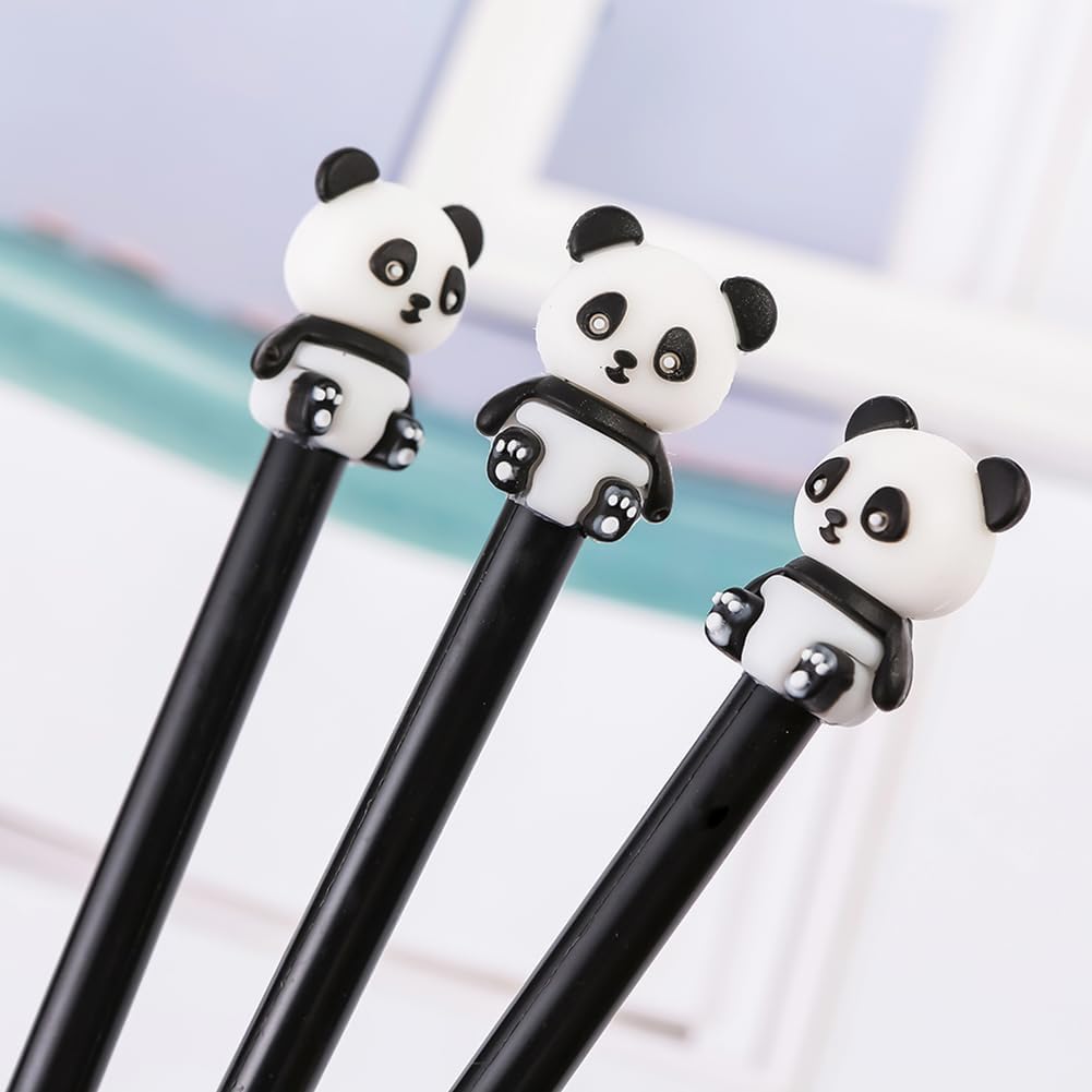 12Pcs Cute Panda Gel Pens for Kids and Adults