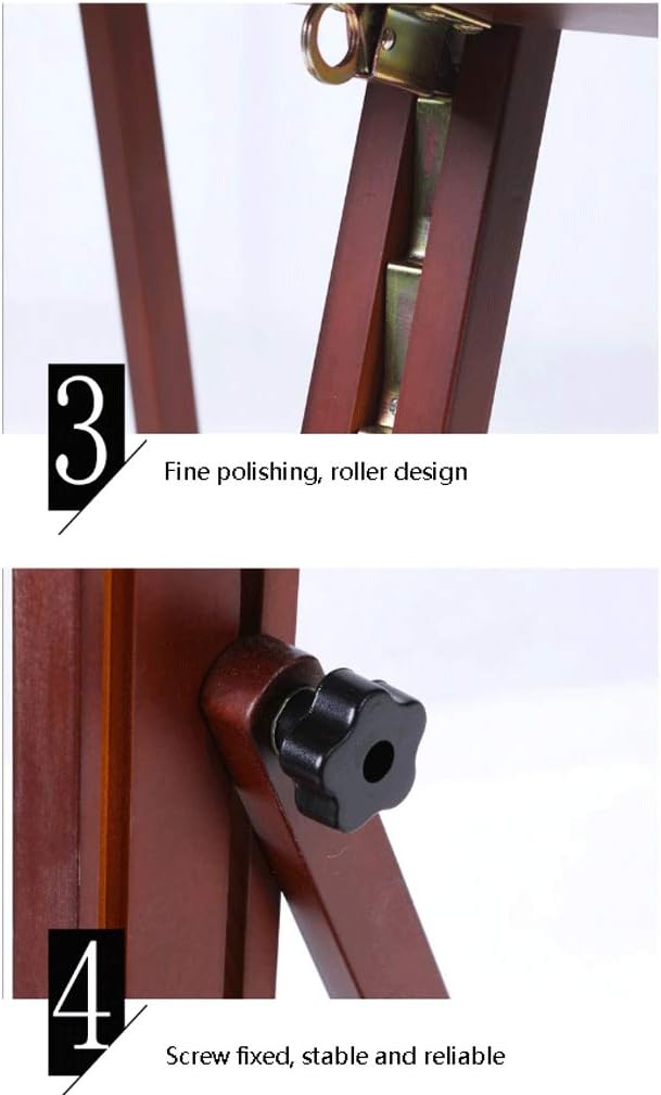 Adjustable Wooden Floor Easel for Art and Display