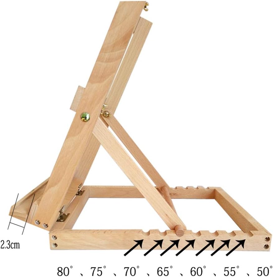 Portable Slope Adjustable Canvas Display Stand for Kids and Artists