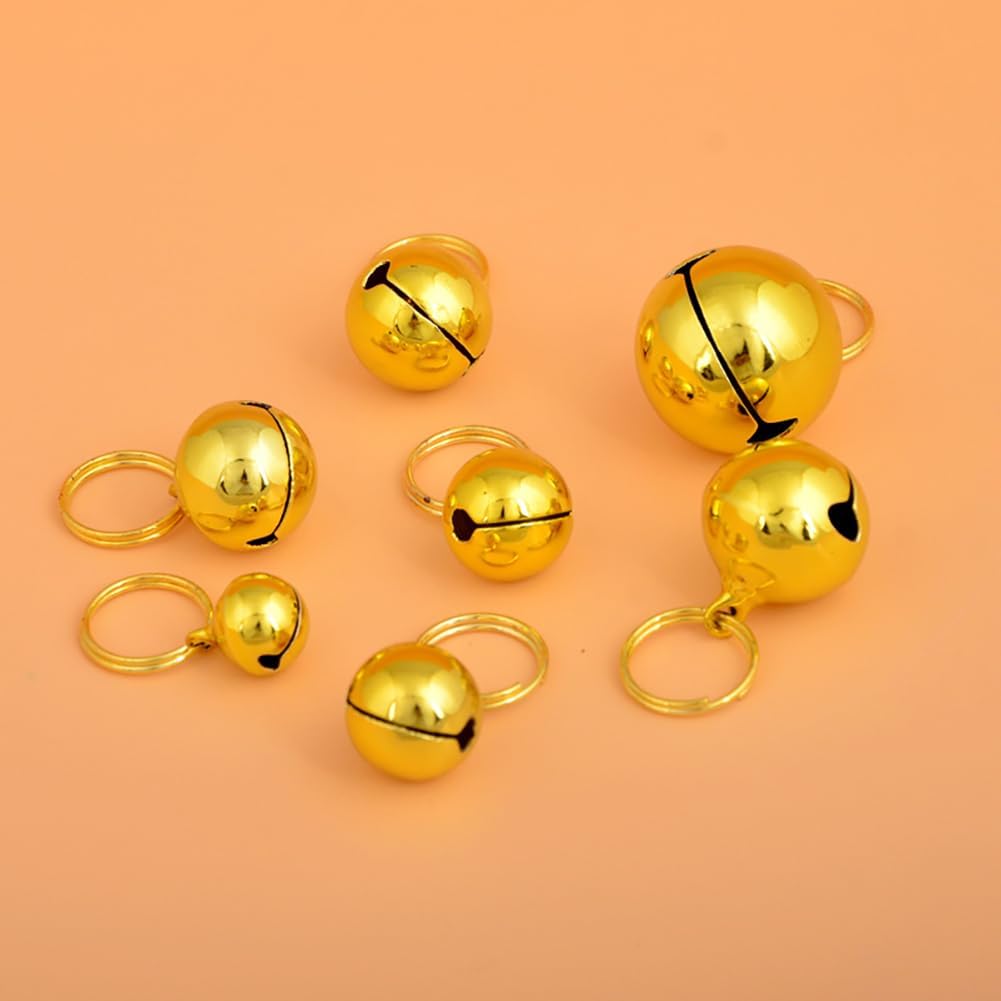 20 Pcs 16mm Pet Collar Bells with Ring