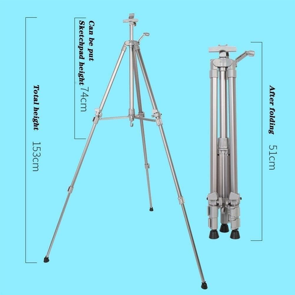 Portable Hand Crank Telescopic Metal Easel