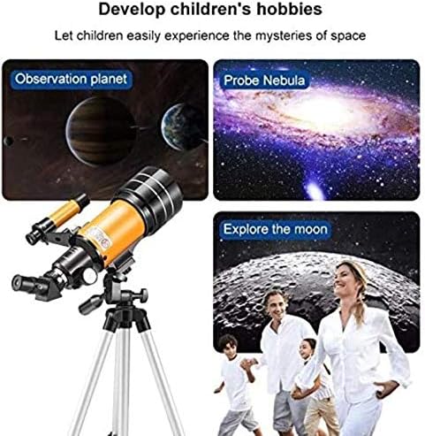 High-Definition Stargazing Refracting Telescope for Indoor Outdoor Use