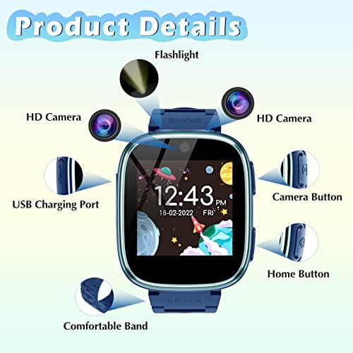 Kids Smart Watch with 15 Games and Parental Control