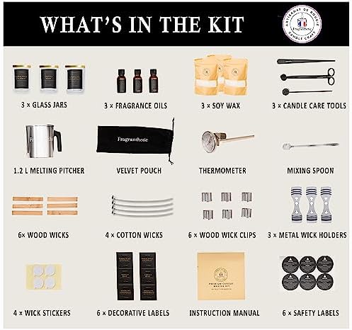 Fragranthetic Luxury Candle Making Kit for Adults