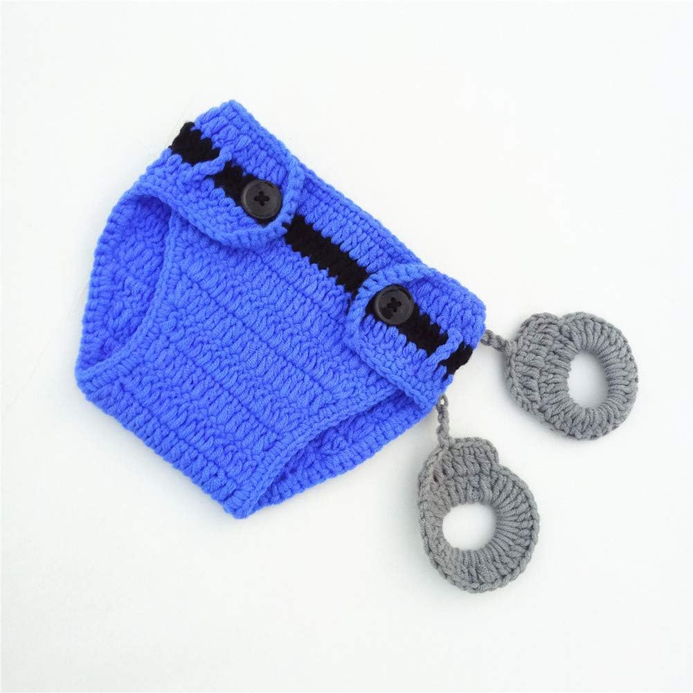 Newborn Baby Crochet Costume Photography Prop Set