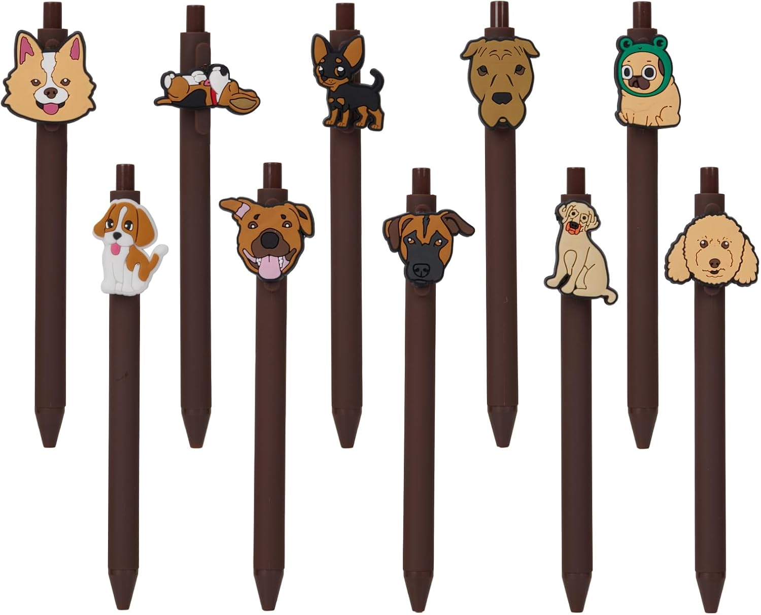 10 Pcs Kawaii Dog Theme Ballpoint Pens