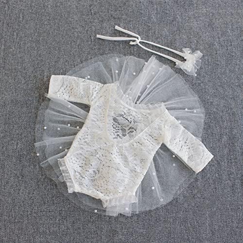 Zeroest Newborn Girl Photography Outfit 3 PCS Set