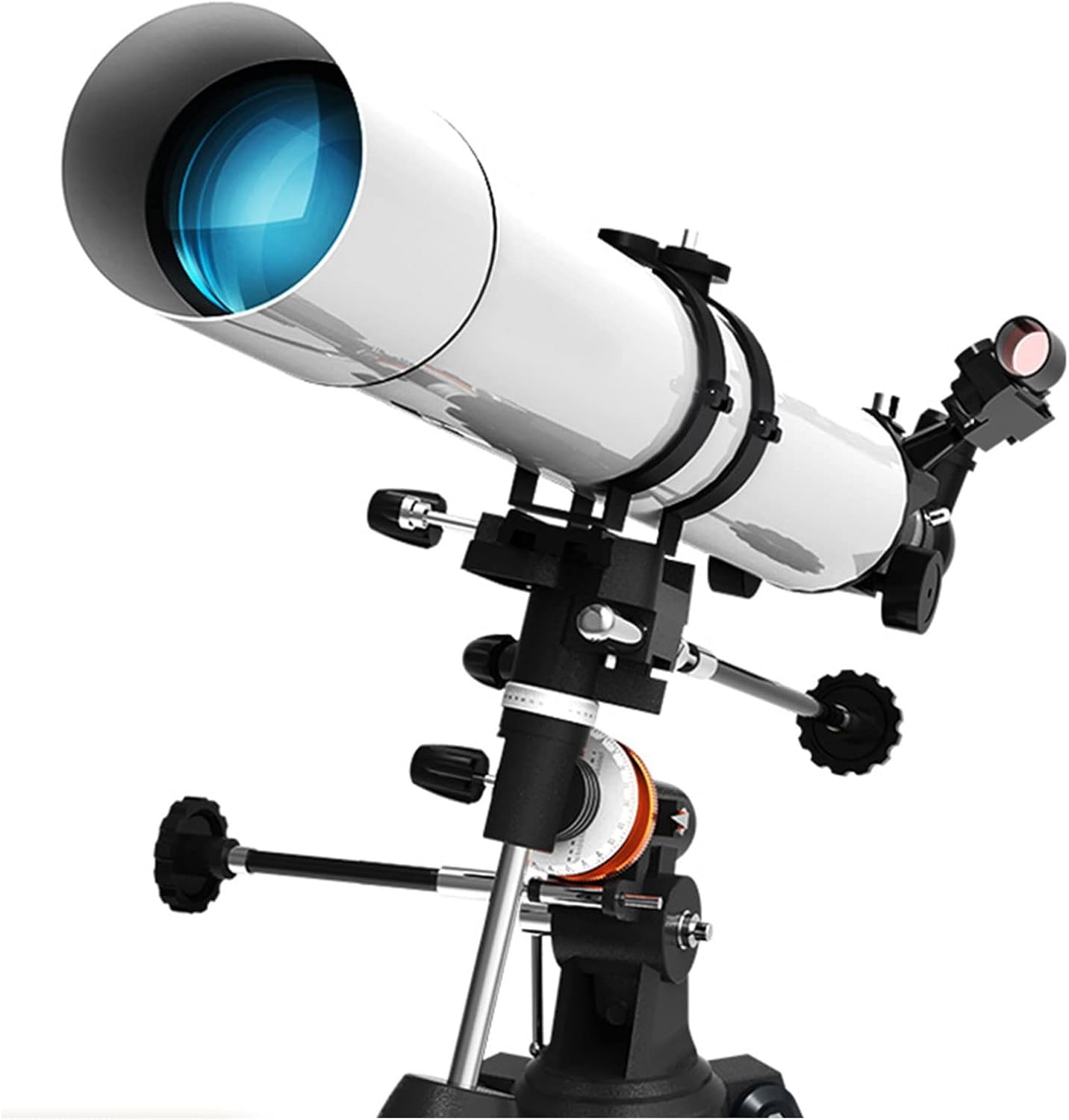 Refractor Telescope with 90 Degree Erect Prism and Tripod