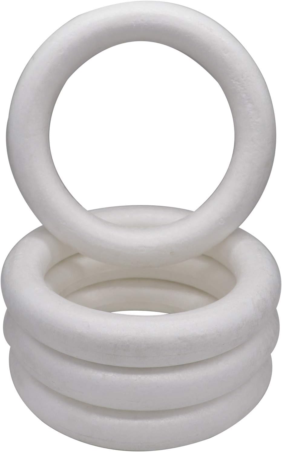 Crafare 118 Inch Foam Wreath Forms 4 Pack