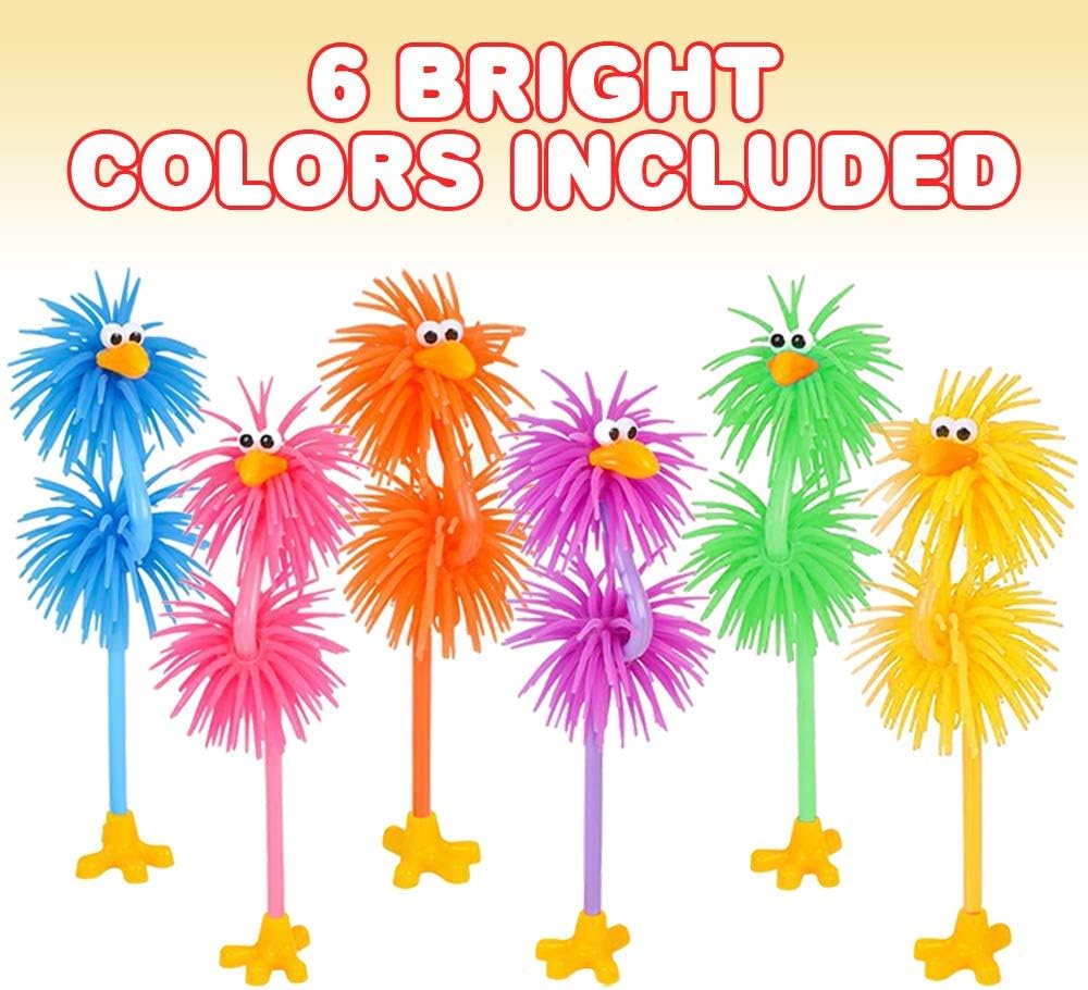 ArtCreativity Silly Rubber Bird Pens Set of 6
