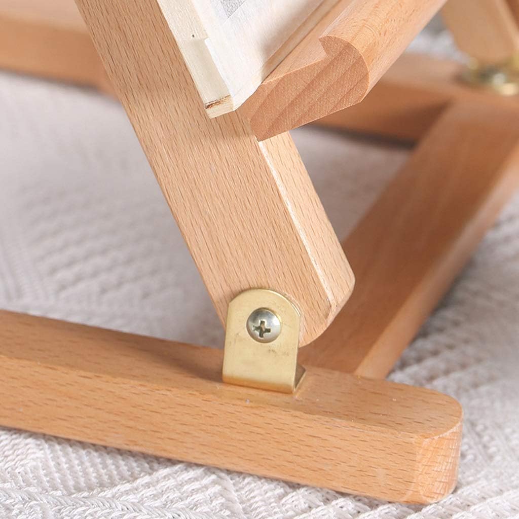 Portable Beech Wood Easel with Adjustable Height