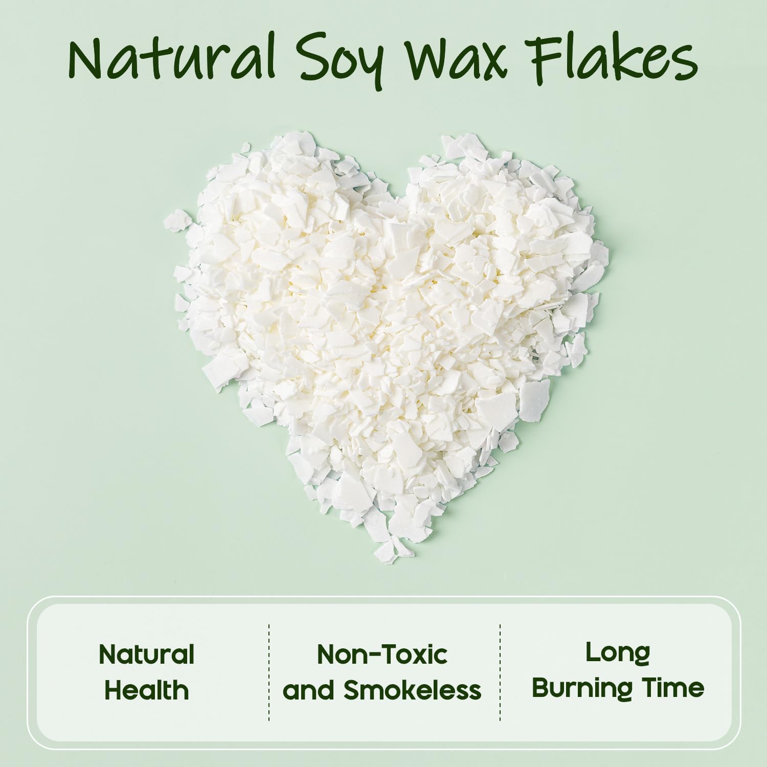 UNOTENA Soy Wax Flakes 10LB Natural Candle Making