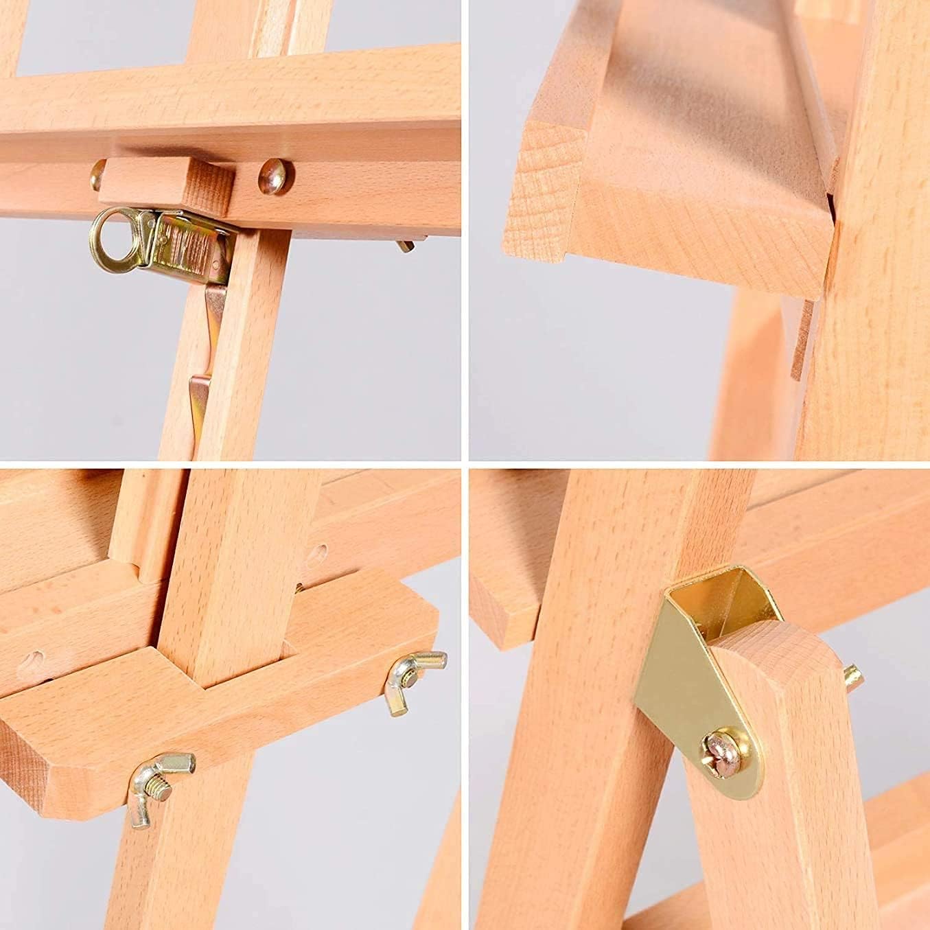 Adjustable Height Artist Easel with Storage Drawer