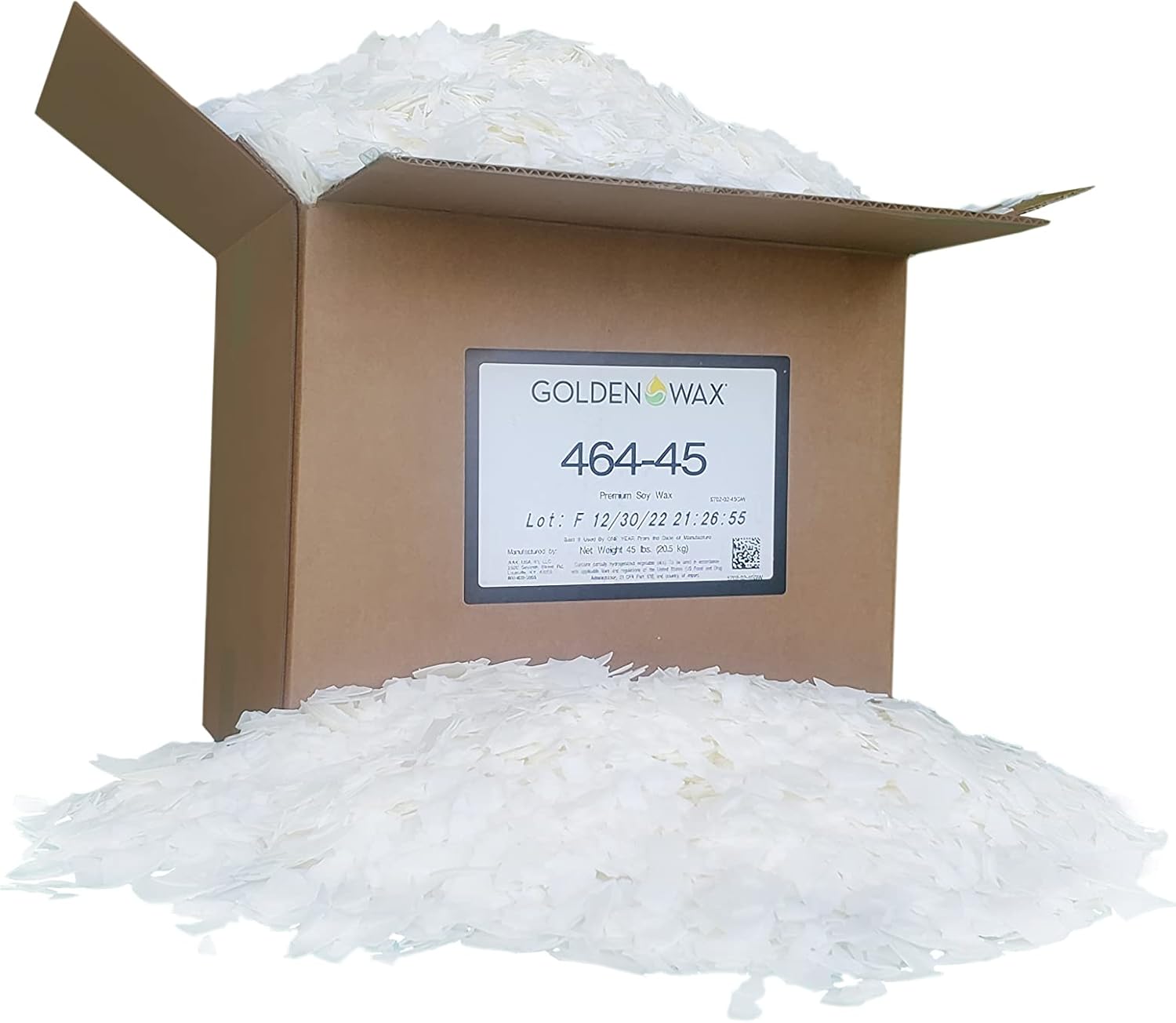 Golden Brands 464 Soy Wax 45 lb Box