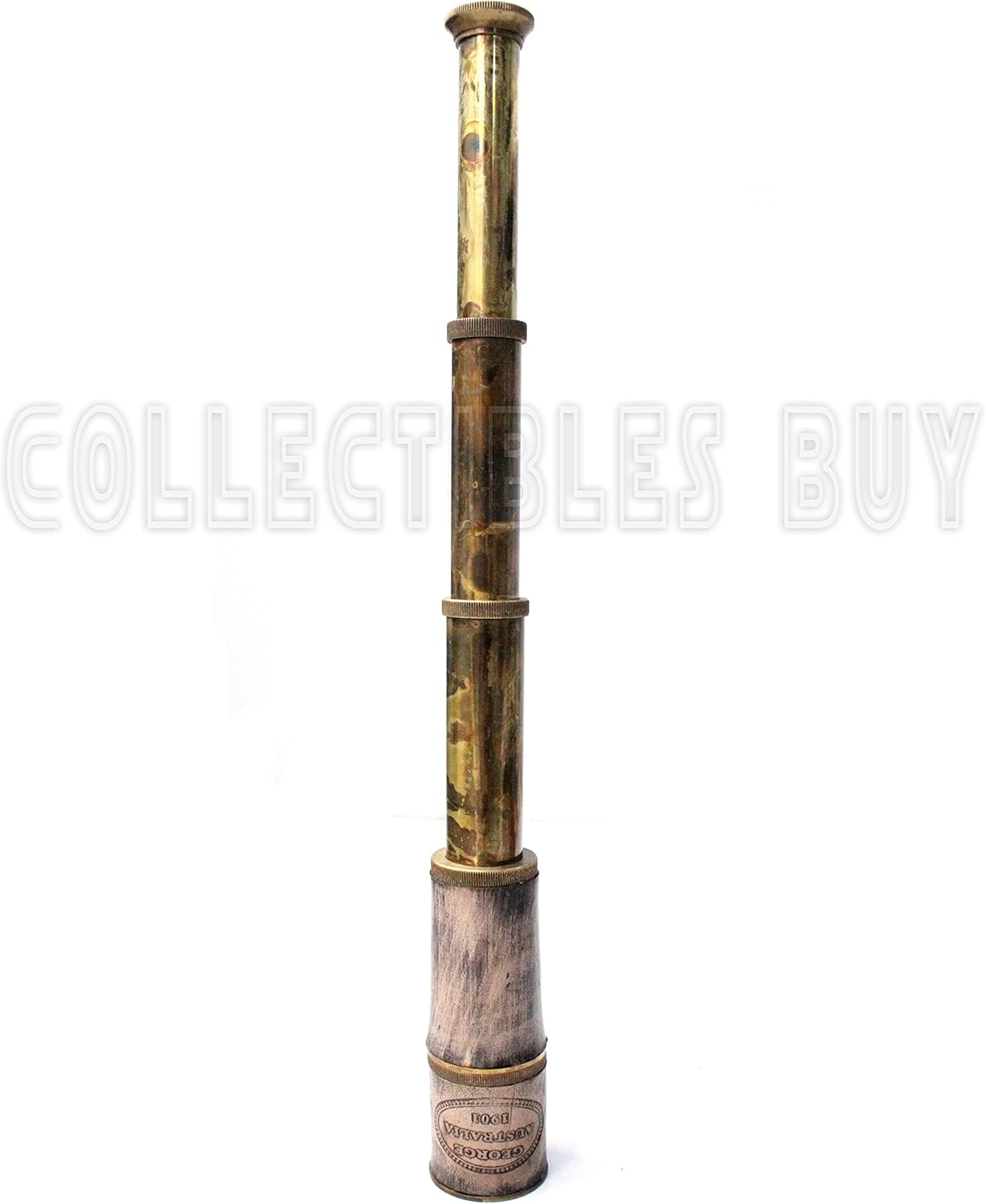 Single Barrel Brass Monocular for Bird Watching and Traveling
