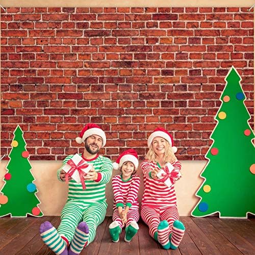 Red Brick Wall Party Backdrop Banner 728 x 433 Inch