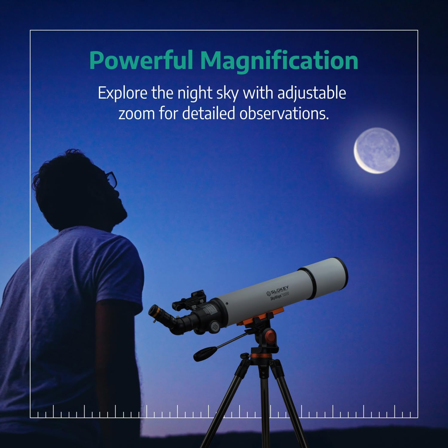 Slokey Discover The World Telescope for Astronomy for Adult Beginners