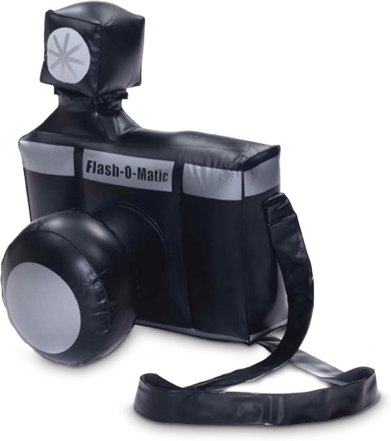 Inflatable Clown Camera Prop Black Silver