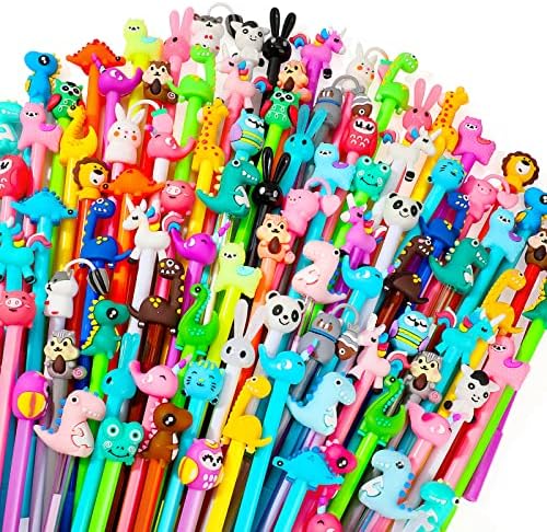 Handepo Cute Cartoon Gel Ink Pens 200 Pcs 50 Styles