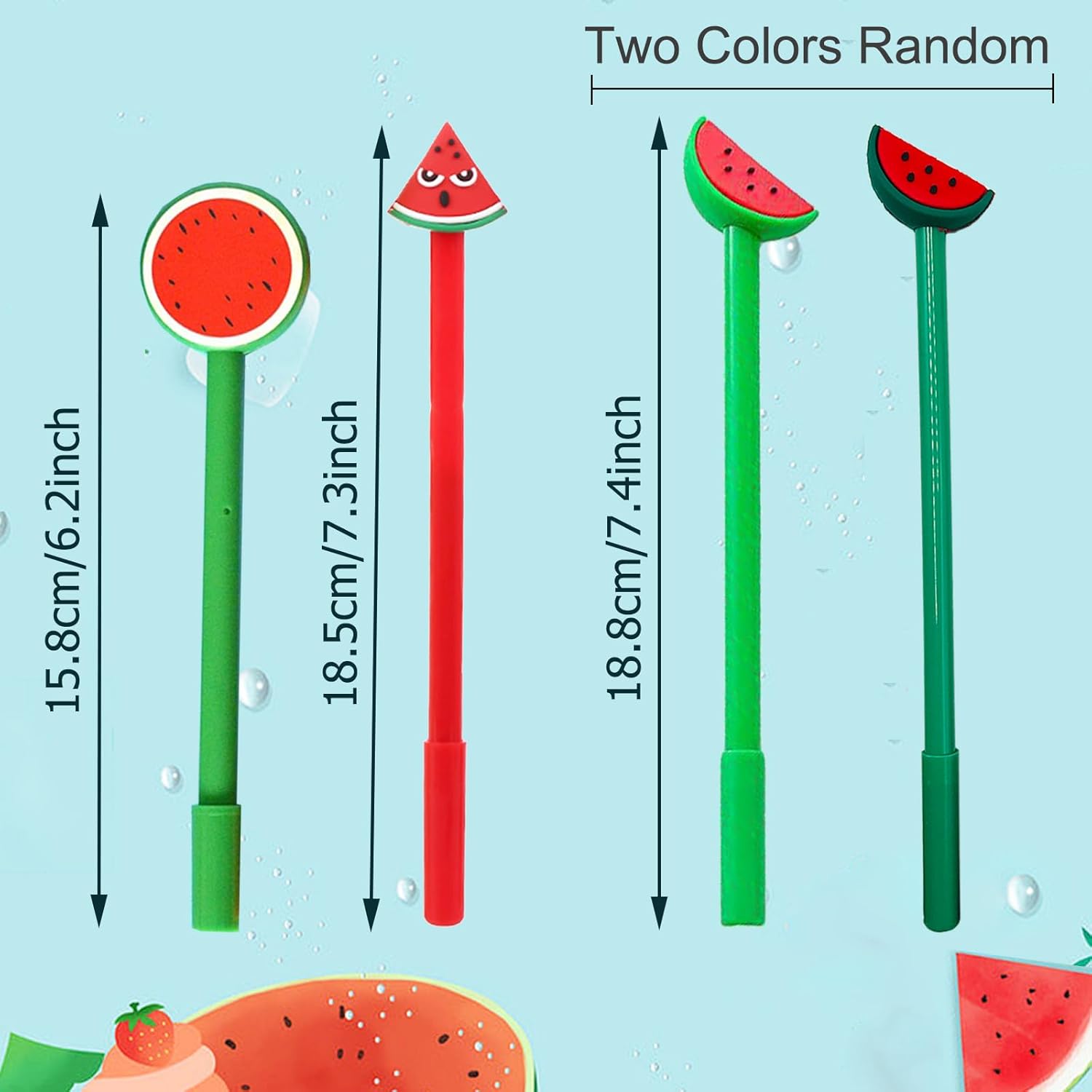 30 Pcs Cute Watermelon Gel Pens for Kids