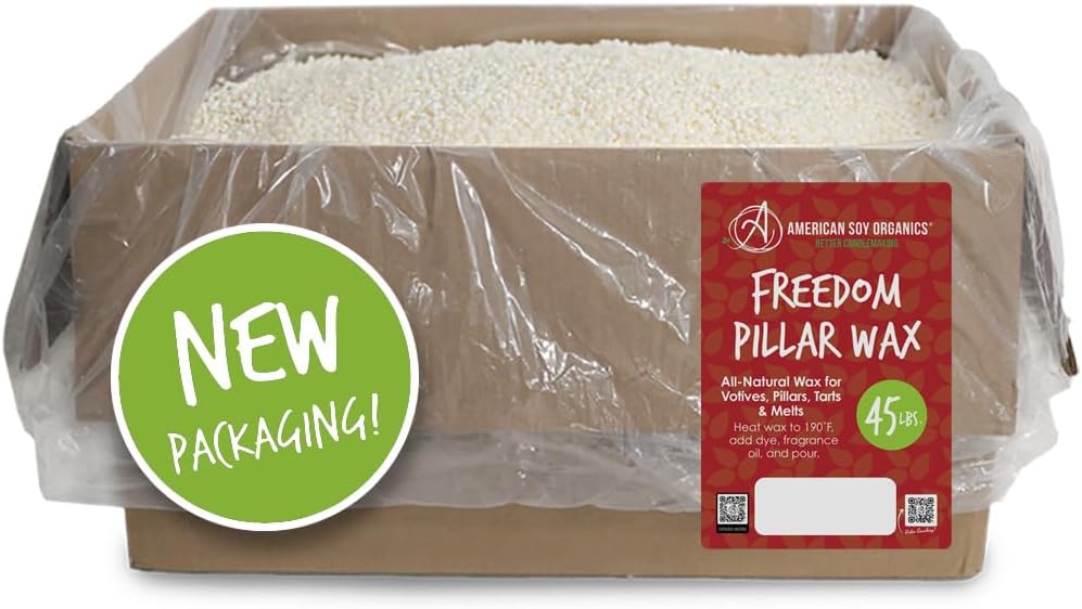 Freedom Soy Wax Beads 45lbs for Candle Making