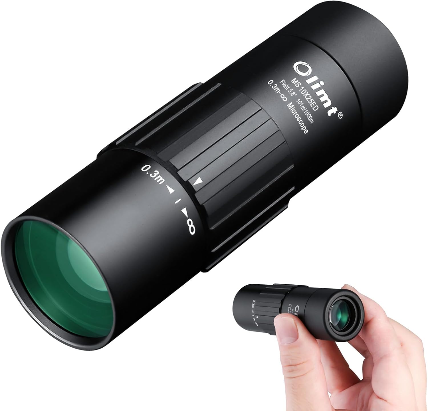 10x25 Waterproof Fogproof Monocular Telescope