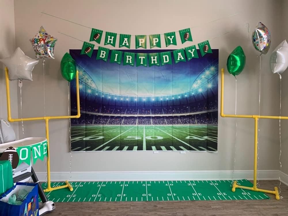 INRUI Football Field Photo Backdrop 7x5FT