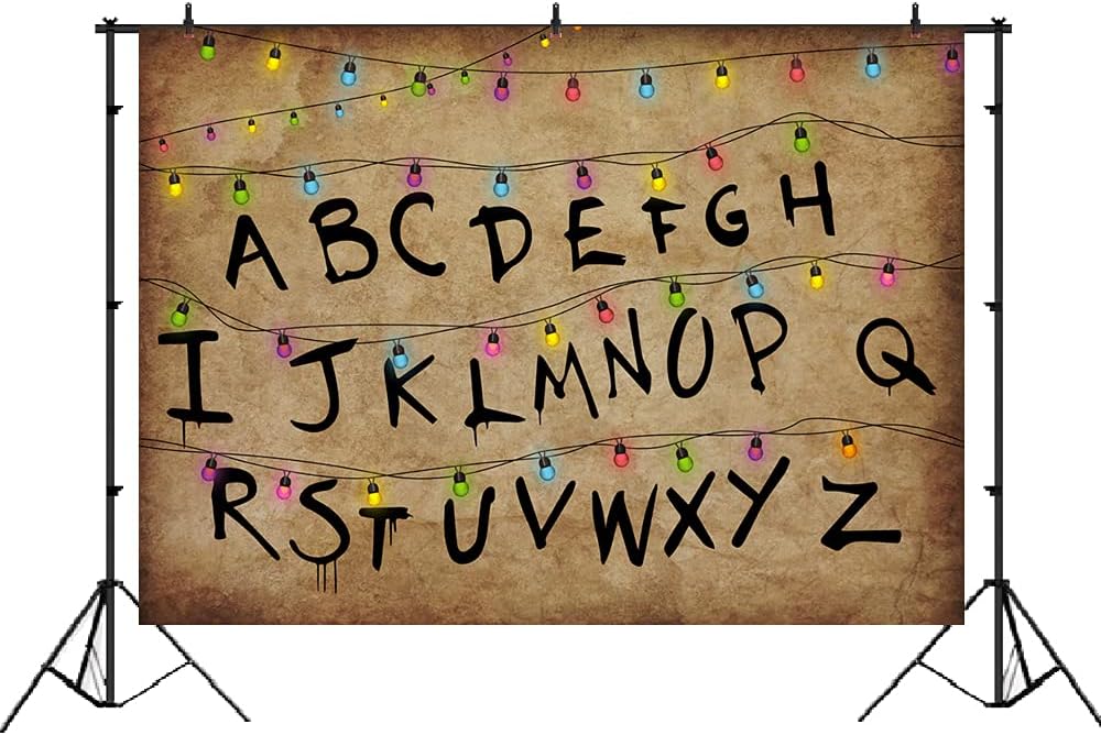 Lofaris Rustic Alphabet Backdrop for Photography