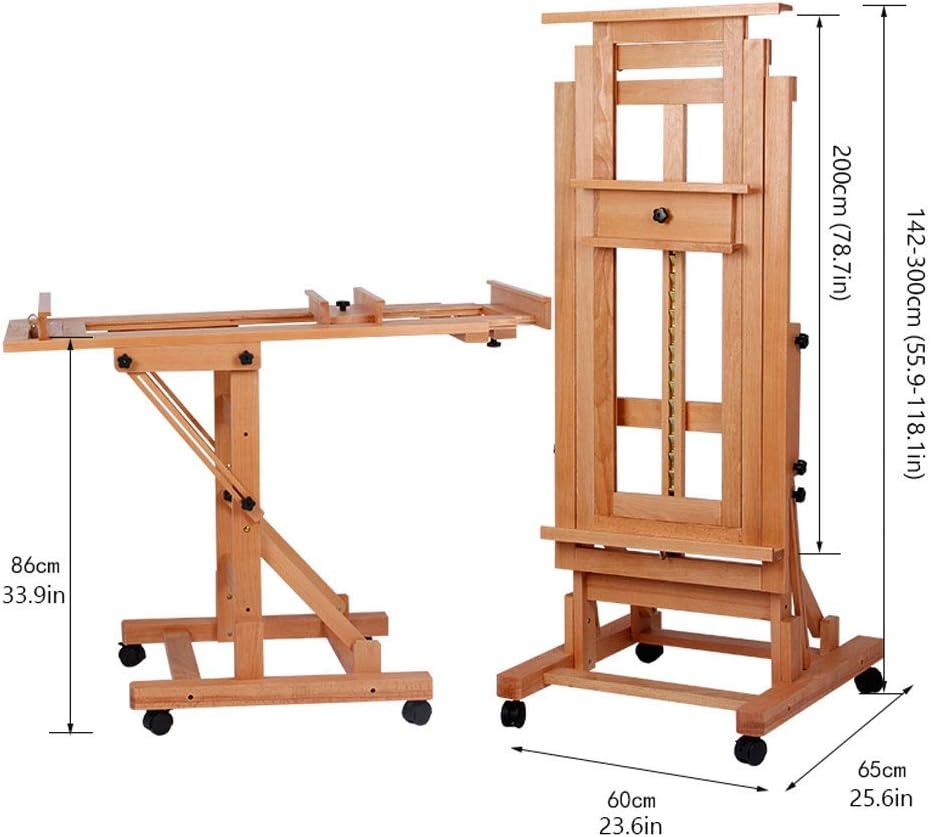Multi-Purpose Display Easel with Wheels