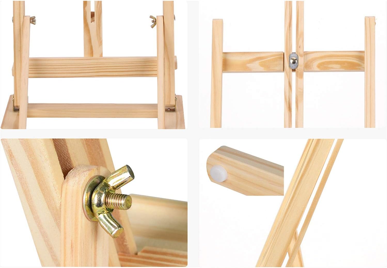 Portable Wood Desktop Easel with Adjustable Height