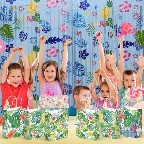 BEAF Hawaiian Element Birthday Backdrop Curtains