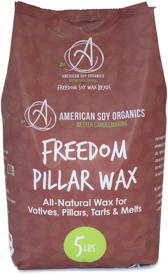 Freedom Soy Wax Beads 5 lb for Candle Making