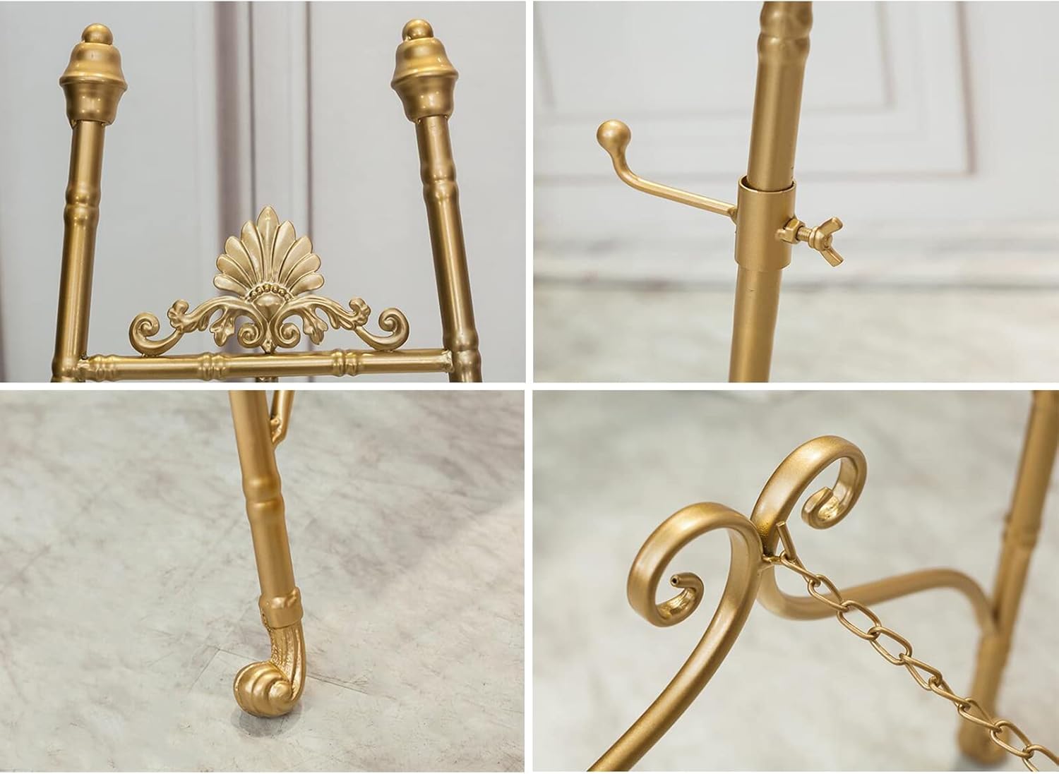 Gold Adjustable Display Easel 120cm Portable Stand