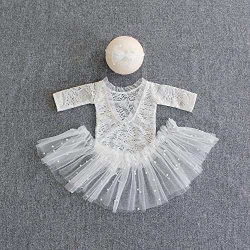Zeroest Newborn Girl Photography Outfit 3 PCS Set