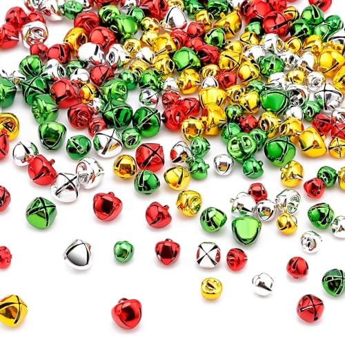 YGAOHF Jingle Bells 200 pcs Colorful Christmas Bells