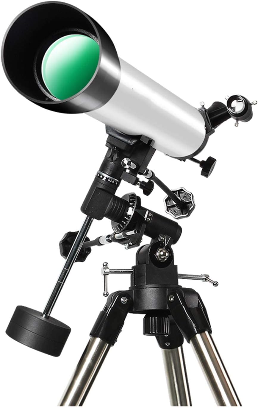 Ultra HD 80mm Aperture Refractor Telescope Portable Travel Scope with Finder