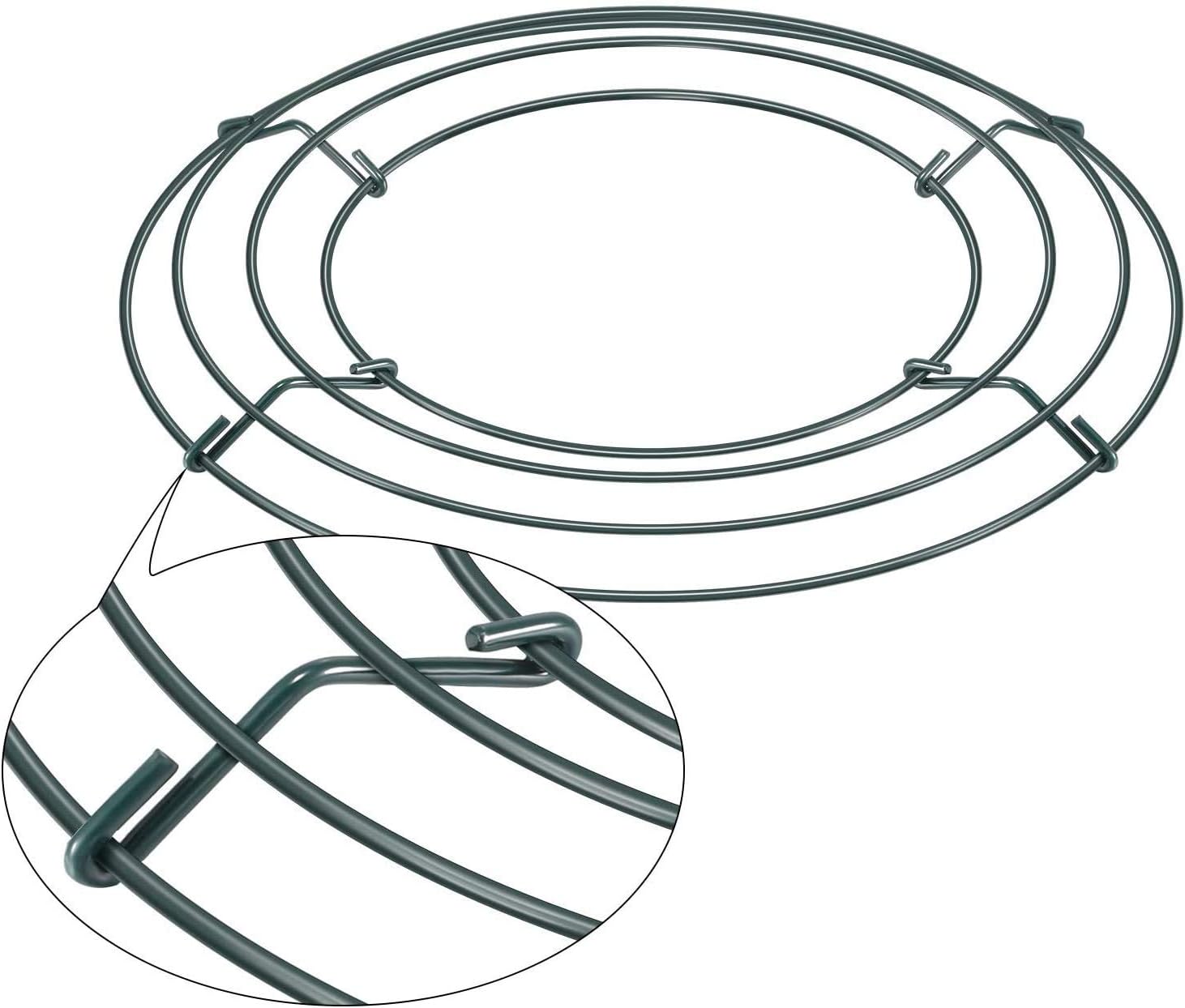 14 Inch Metal Wire Wreath Frame Pack of 2