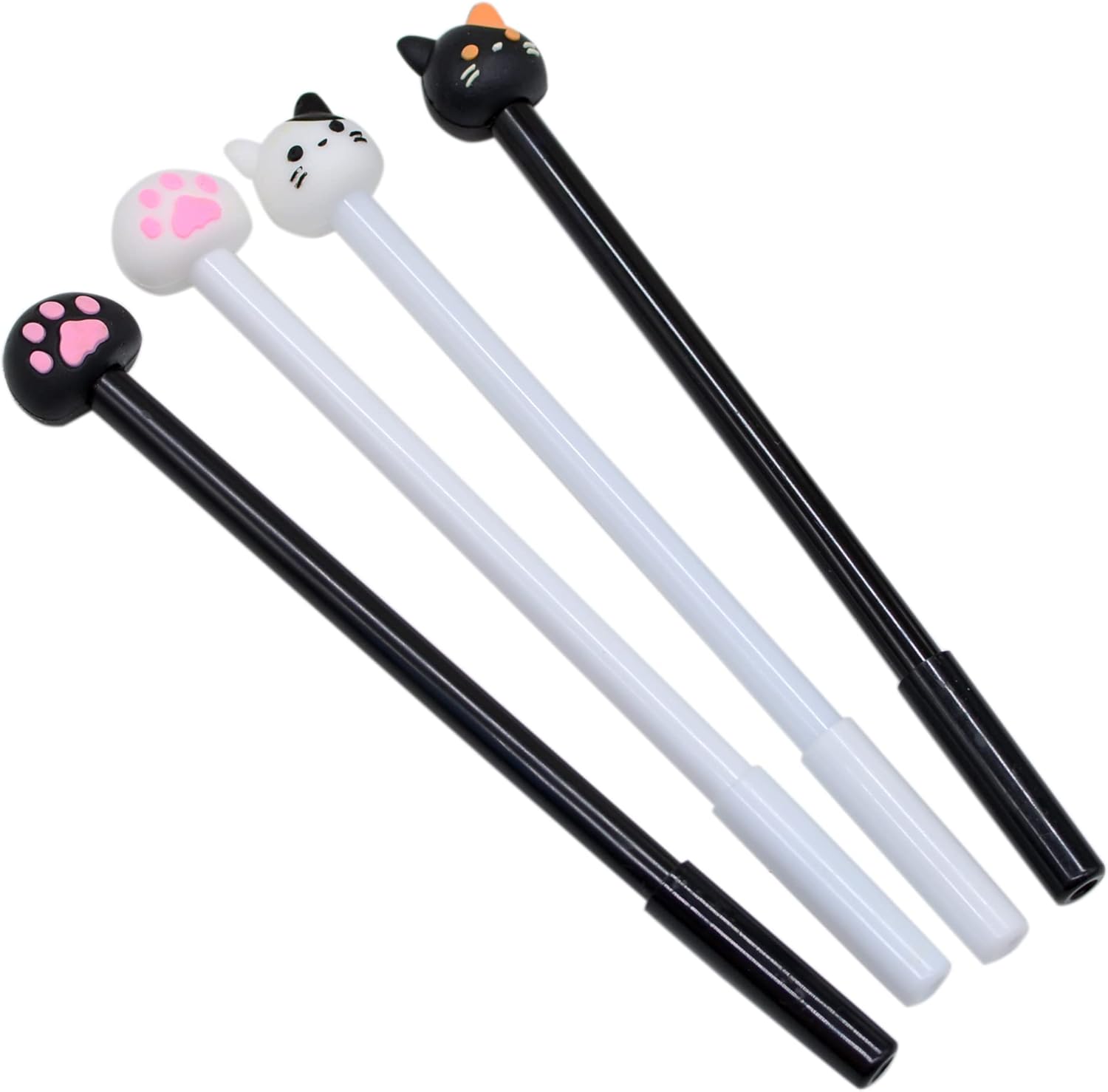 YYaaloa 32pcs Cute Gel Ink Pens with Cat Paws Design