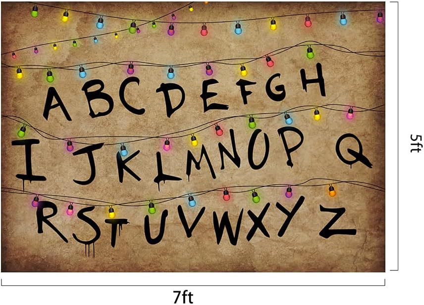Lofaris Rustic Alphabet Backdrop for Photography